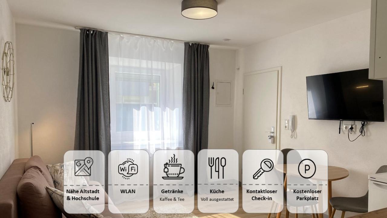 Modernes Apartment - Zentrale Lage - Kostenloses Parken 암베르그 외부 사진